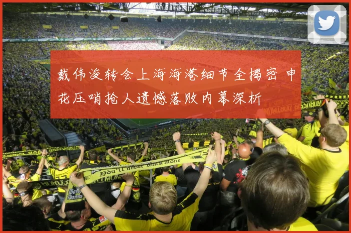 戴伟浚转会上海海港细节全揭密 申花压哨抢人遗憾落败内幕深析